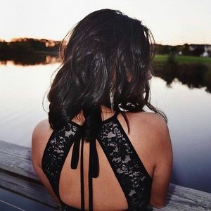 black homecoming dress